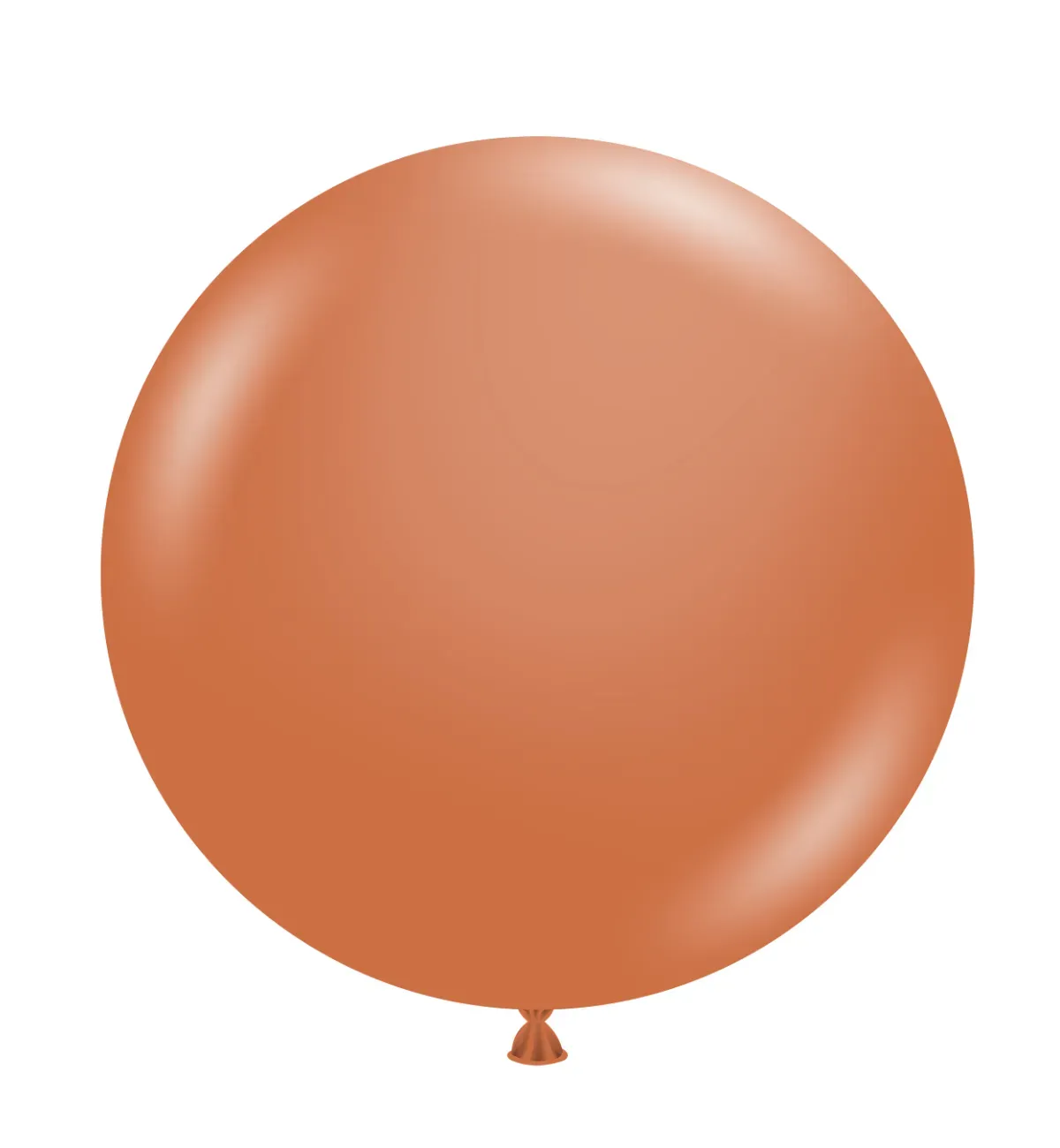 Tuftex Latex Balloons Burnt Orange 17in - 50 pieces