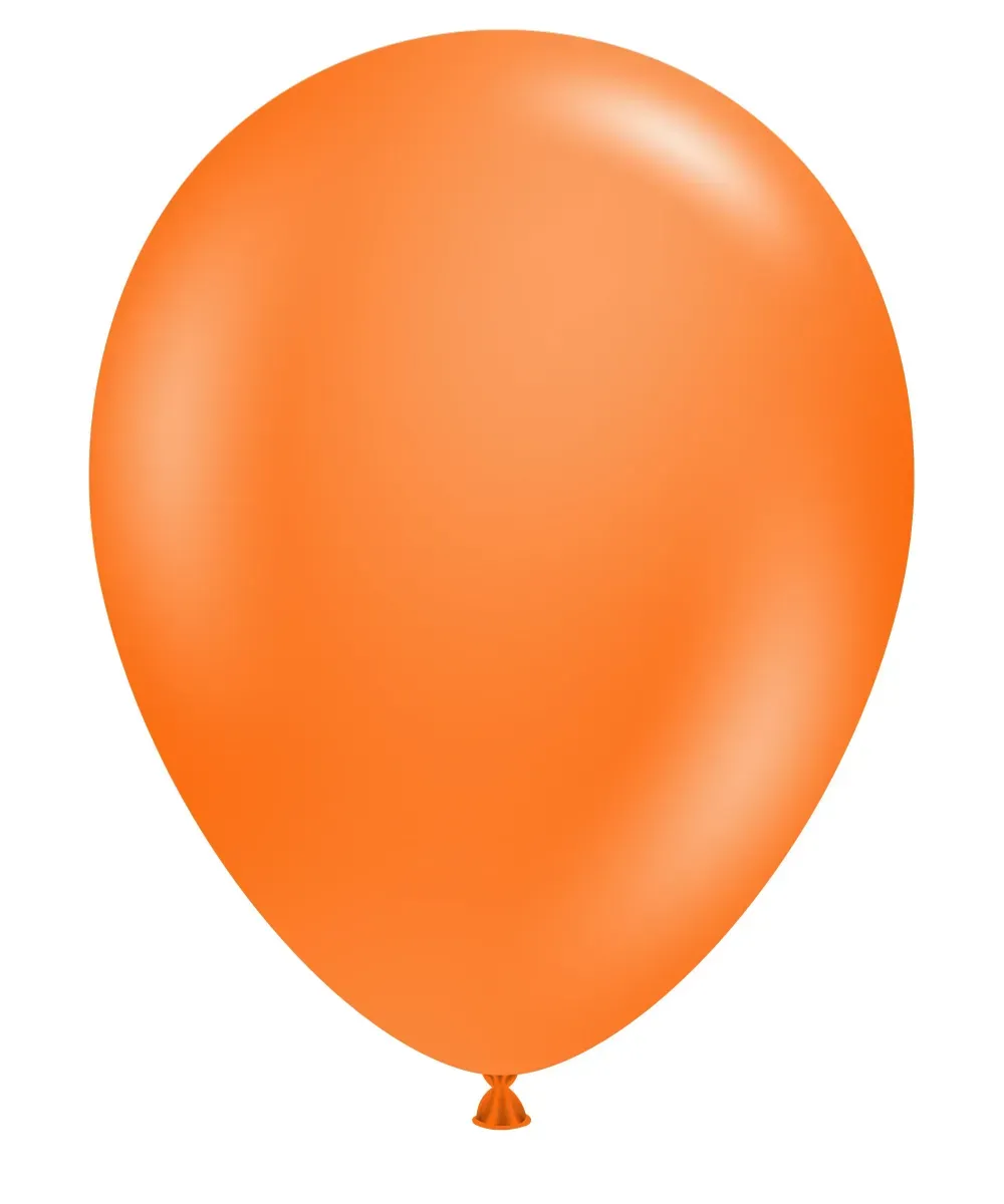 Tuftex Latex Balloons Orange 11in - 100 pieces
