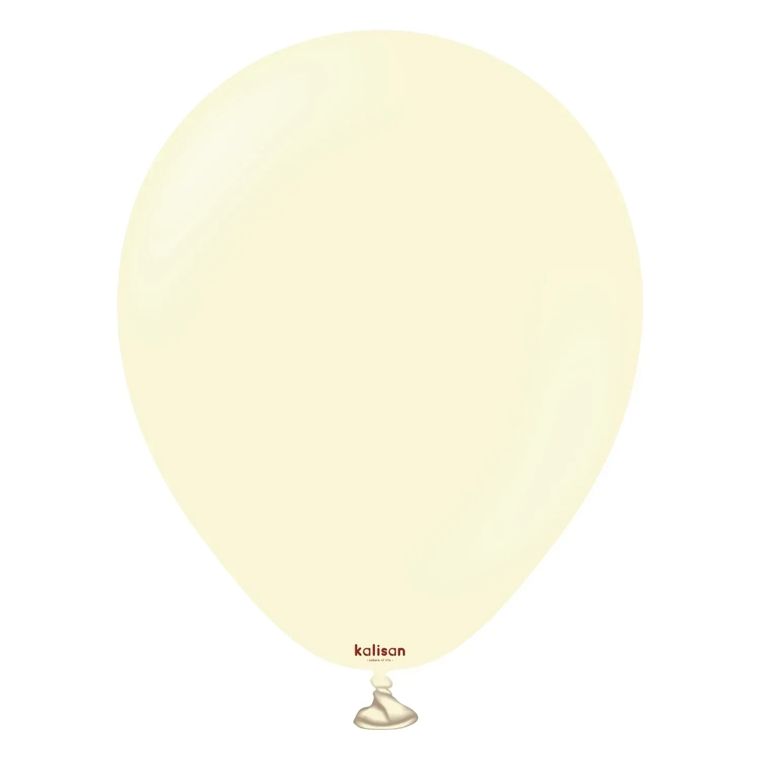 Kalisan Latex Balloons Macaron Pale Yellow 5in - 100 pieces