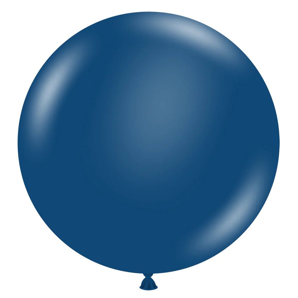 Tuftex Latex Balloons Navy 17in - 50 pieces