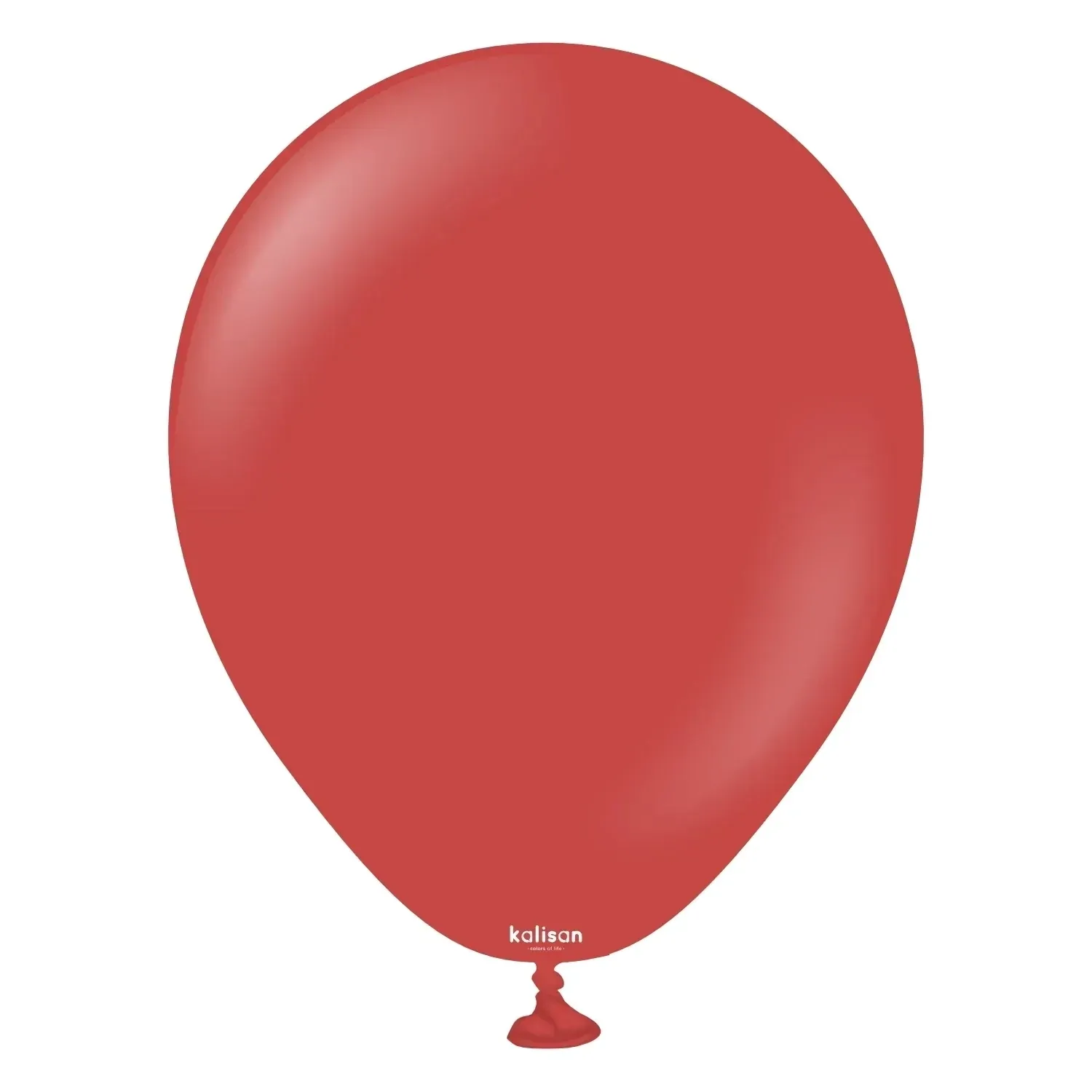 Kalisan Latex Balloons Standard Standard Deep Red 5in - 100 pieces