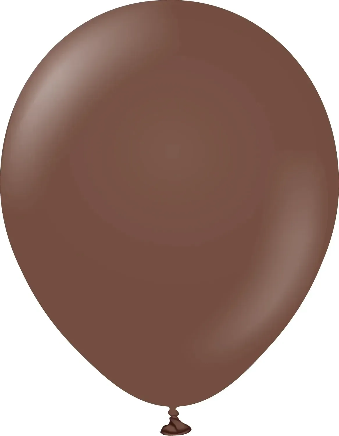 Kalisan Latex Balloons Standard Chocolate Brown 18in - 25 pieces