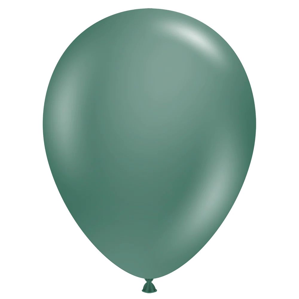 Tuftex Latex Balloons Evergreen 11in - 100 pieces