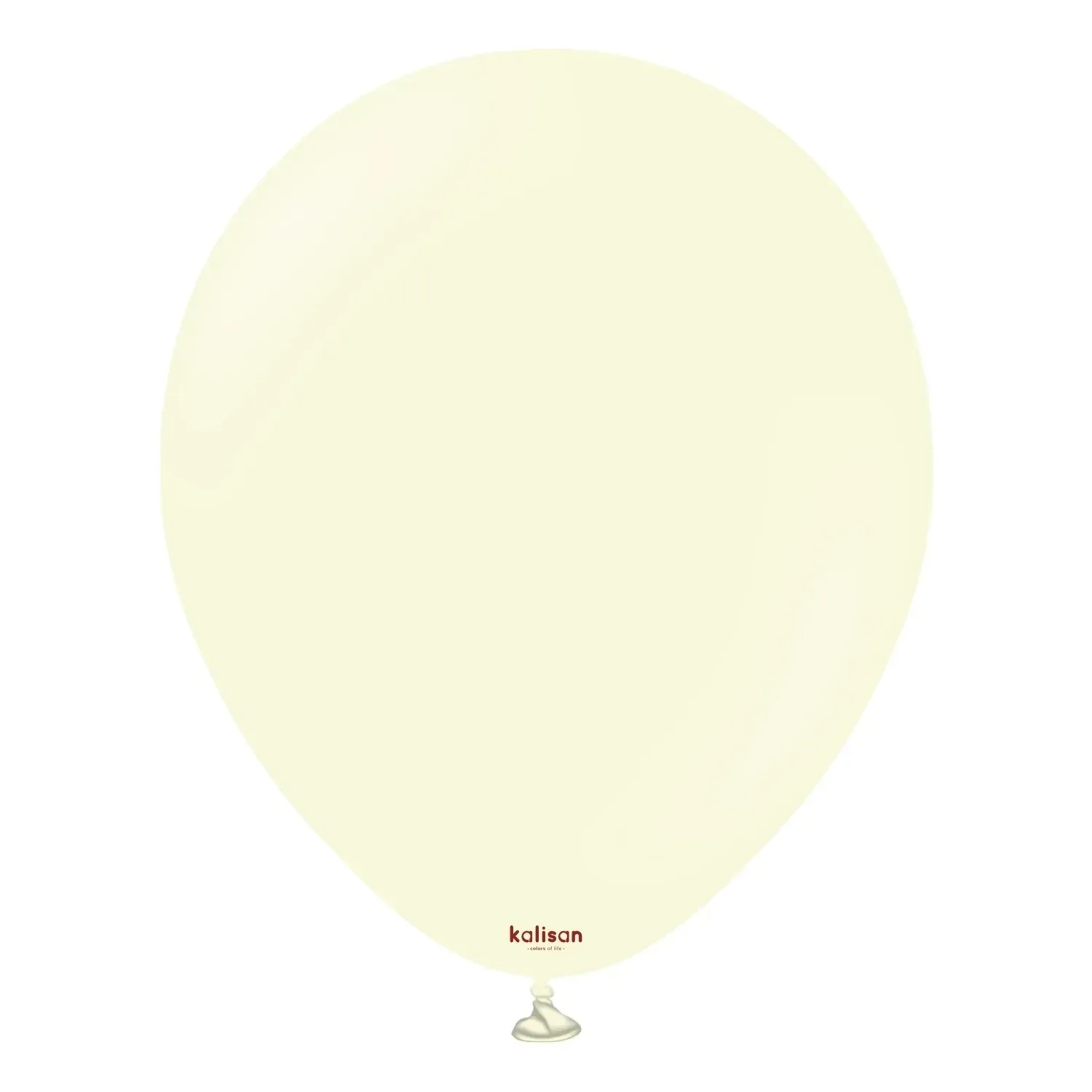 Kalisan Latex Balloons Macaron Pale Yellow 18in - 25 pieces
