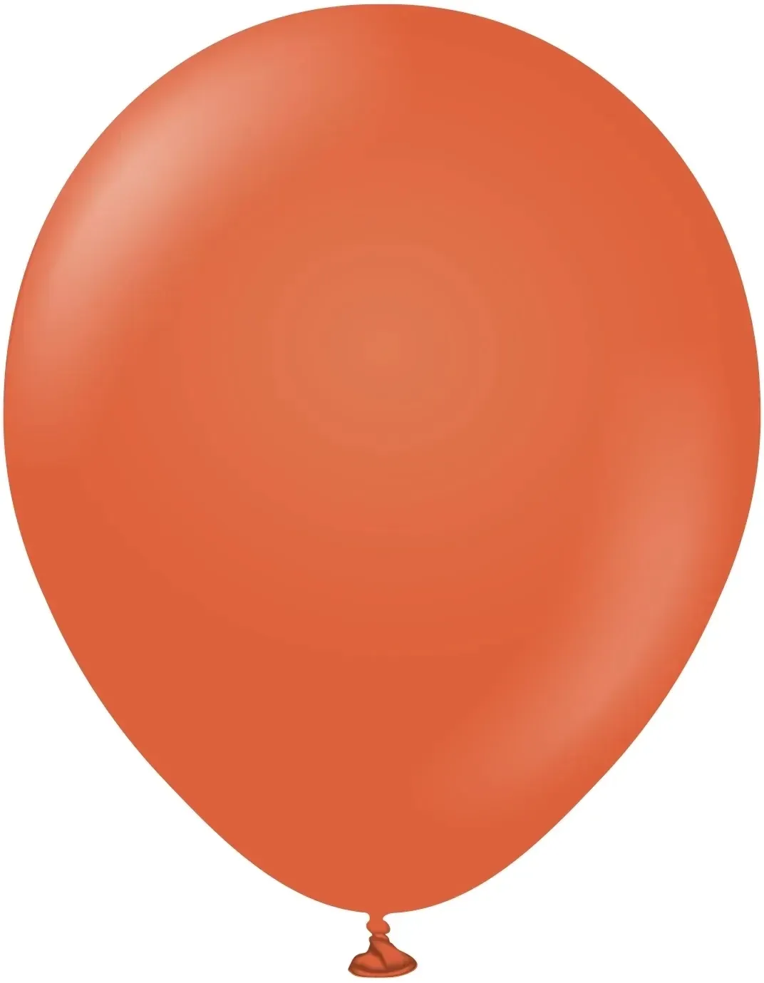 Kalisan Latex Balloons Retro Rust Orange 18in - 25 pieces