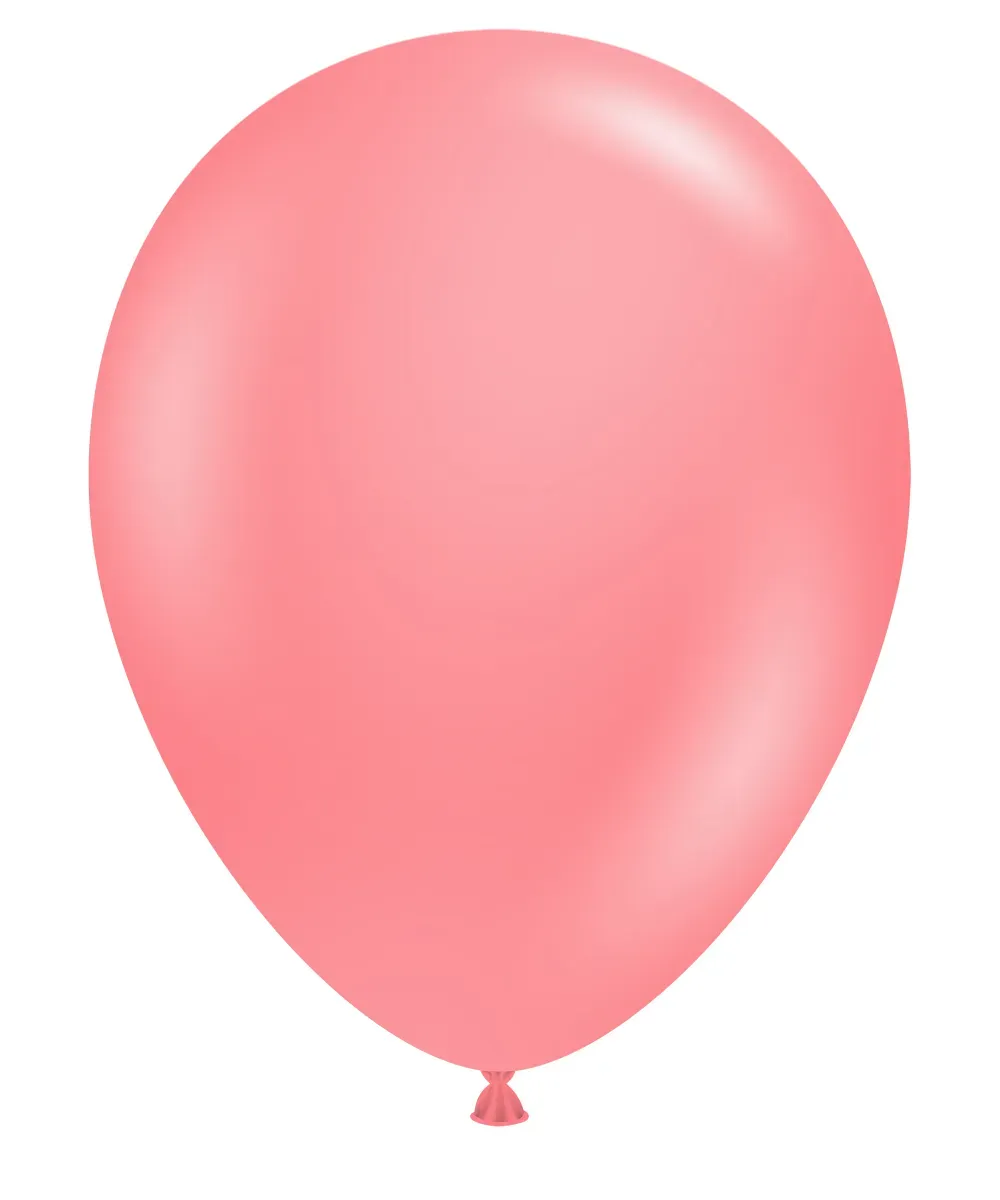 Tuftex Latex Balloons Coral 17in - 50 pieces