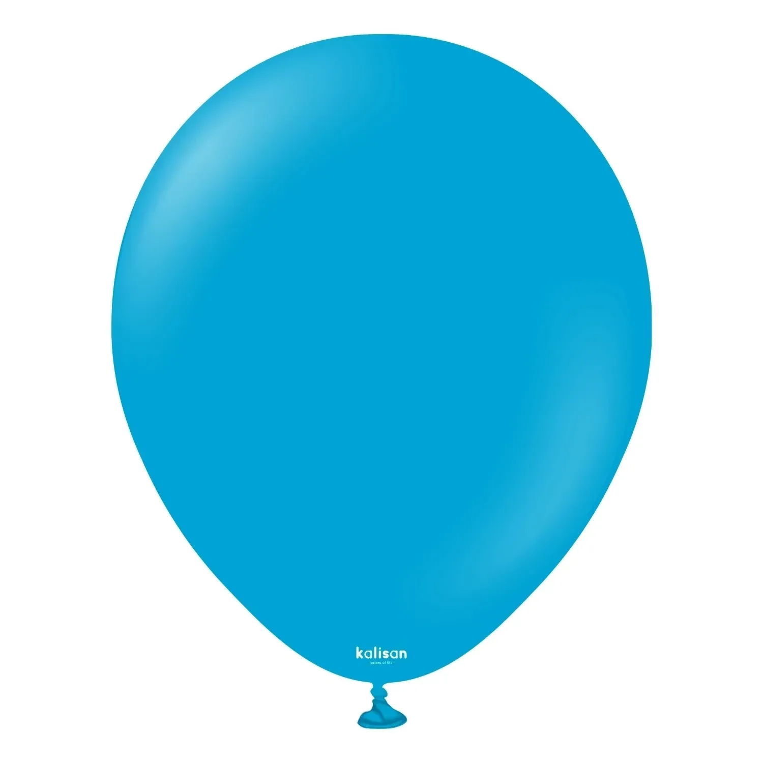 Kalisan Latex Balloons Standard Caribbean Blue 18in - 25 pieces