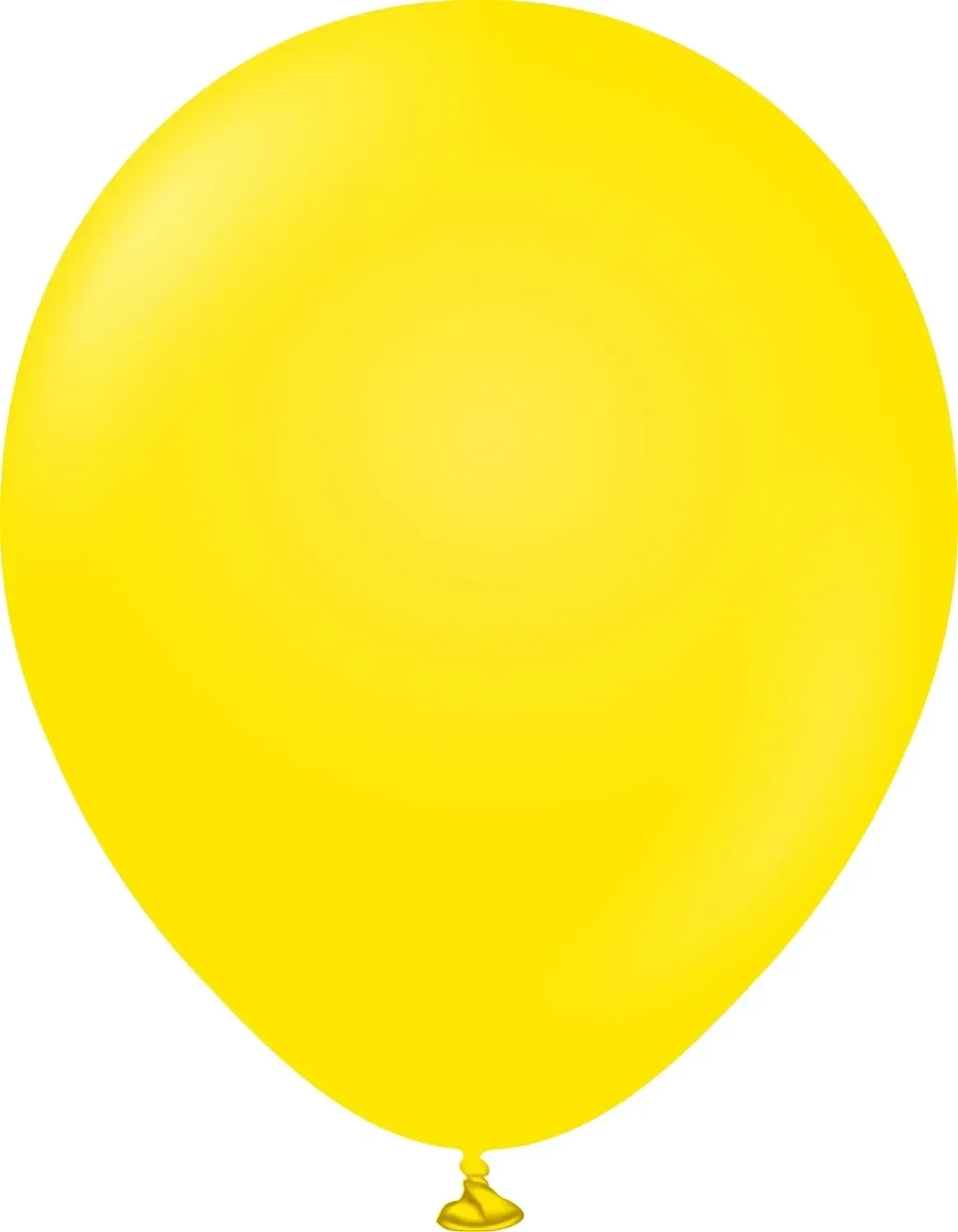 Kalisan Latex Balloons Standard Yellow 18in - 25 pieces