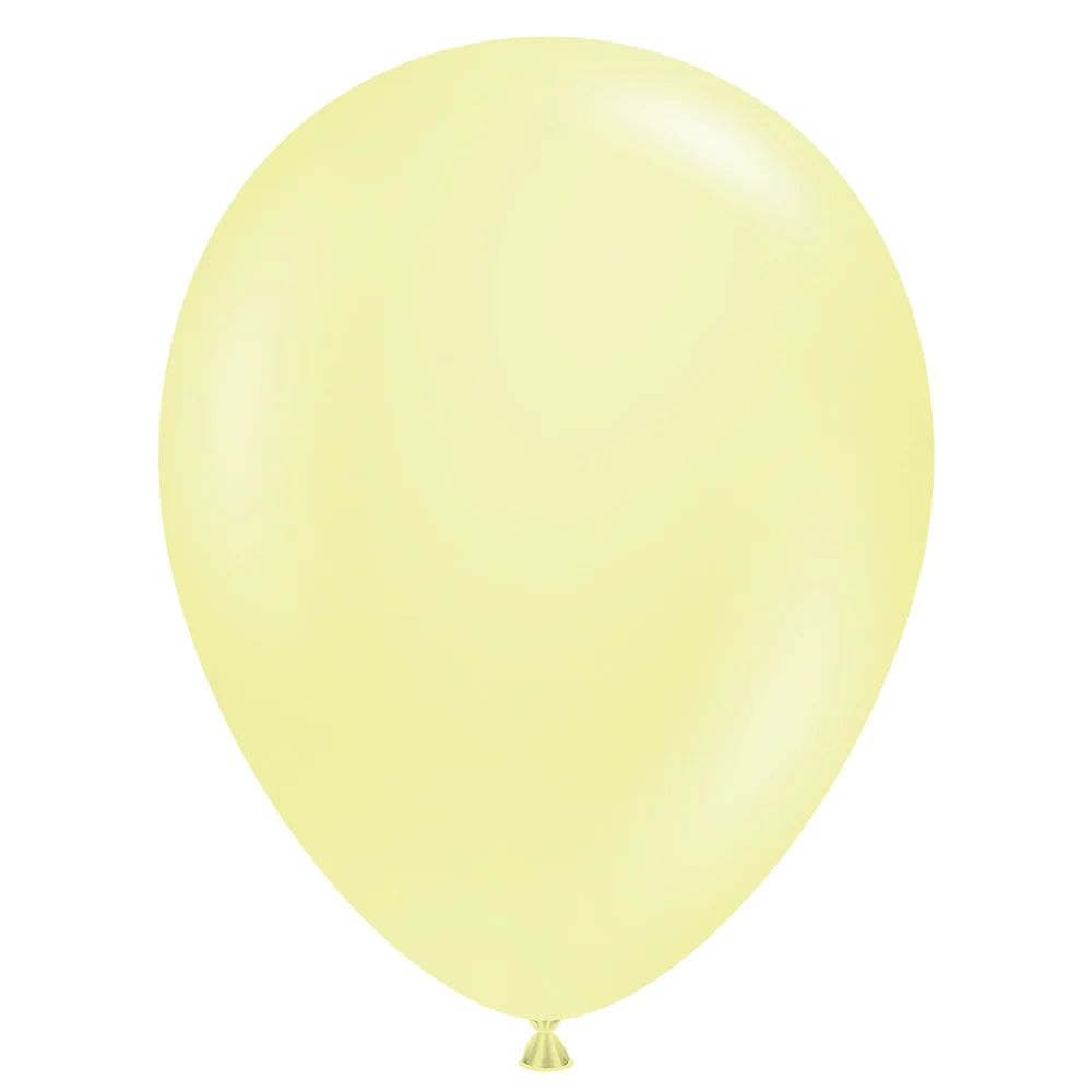 Tuftex Latex Balloons Lemonade 11in - 100 pieces