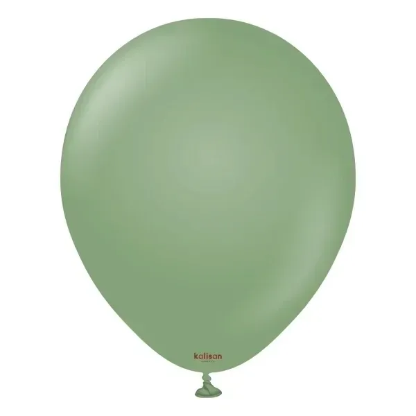 Kalisan Latex Balloons Standard Eucalyptus 5in - 100 pieces