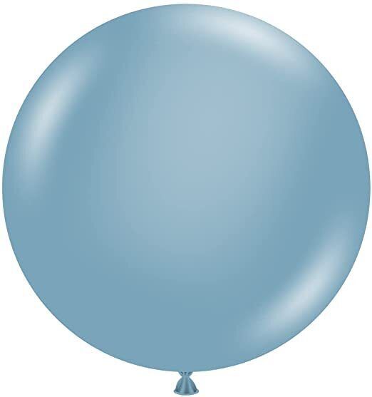 Tuftex Latex Balloons Blue Slate 17in - 50 pieces