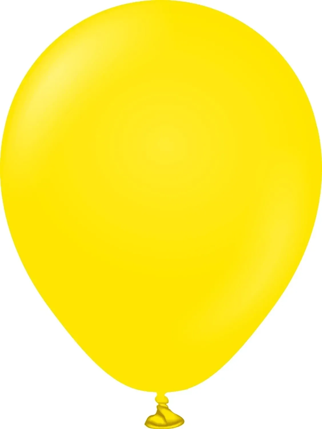 Kalisan Latex Balloons Standard Yellow 5in - 100 pieces