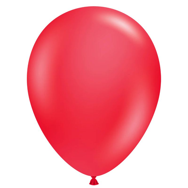 Tuftex Latex Balloons Red 5in - 50 pieces