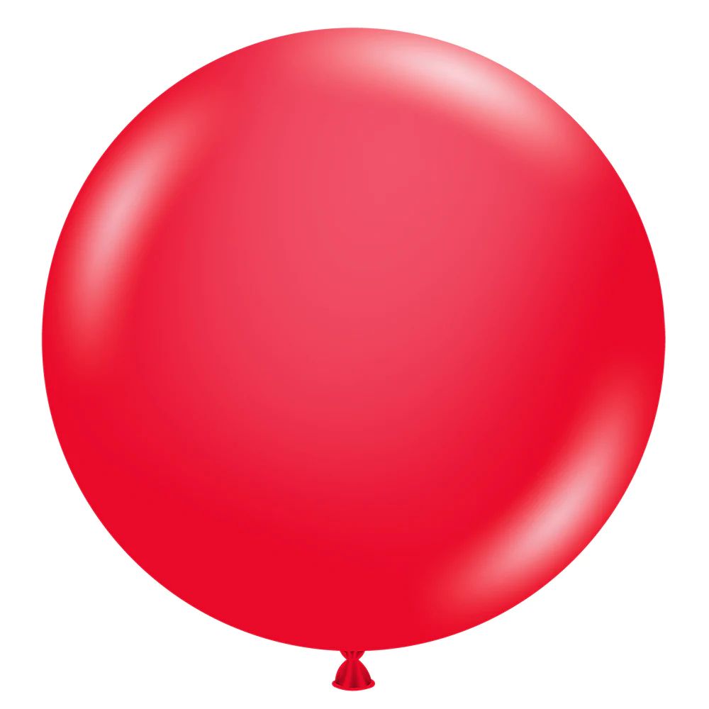 Tuftex Latex Balloons Red 24in - 25 pieces