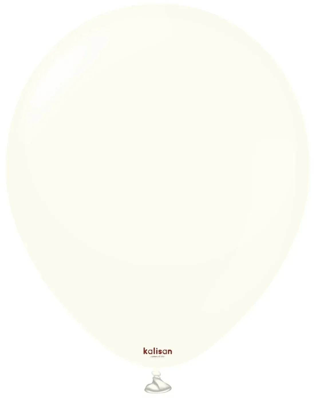 Kalisan Latex Balloons Retro White 5in - 100 pieces