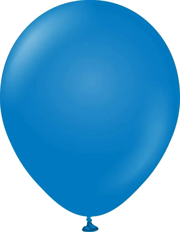 Kalisan Latex Balloons Standard Blue 12in - 100 pieces