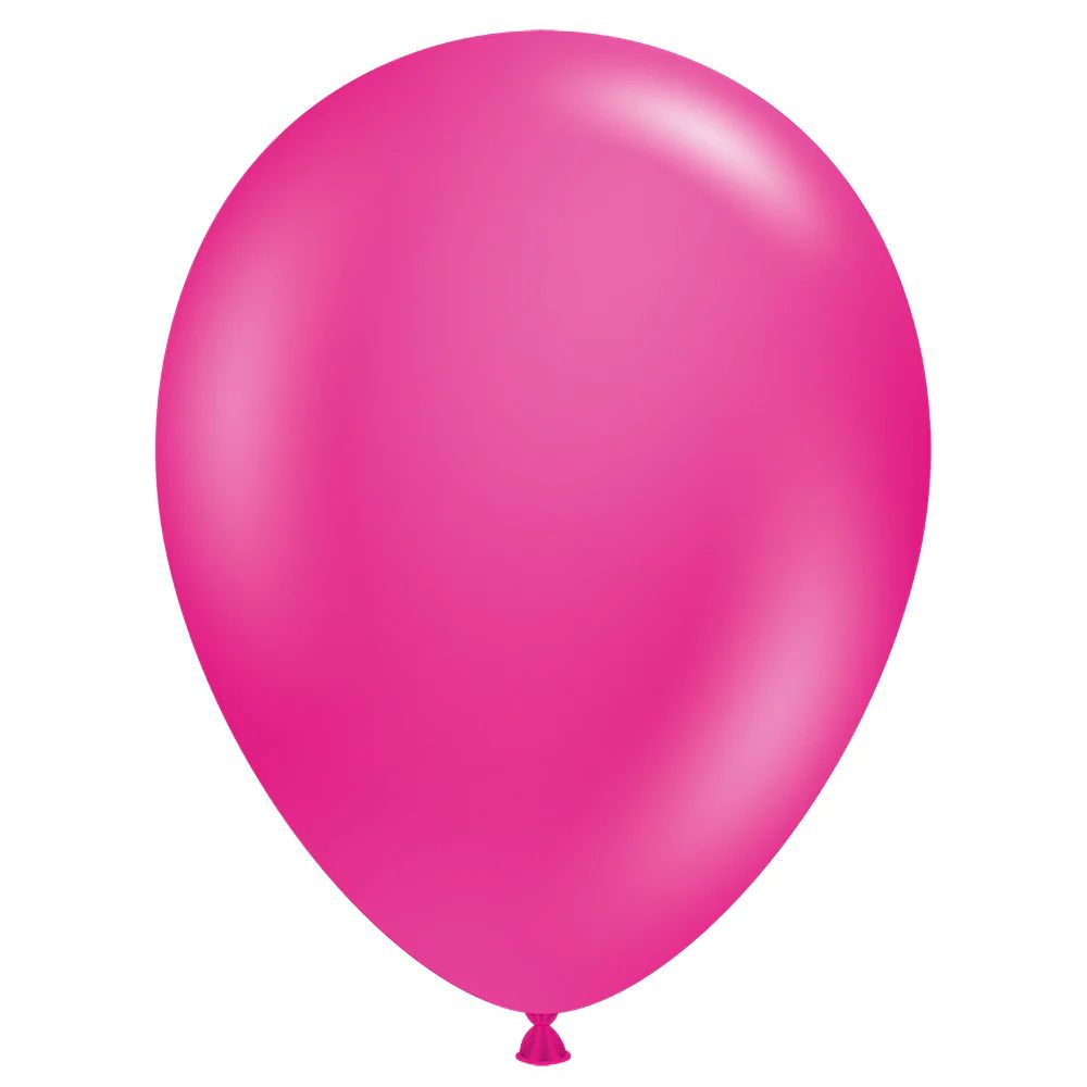 Tuftex Latex Balloons Hot pink 11in - 100 pieces