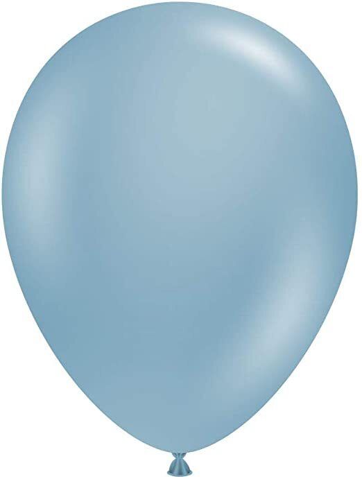 Tuftex Latex Balloons Blue Slate 11in - 100 pieces