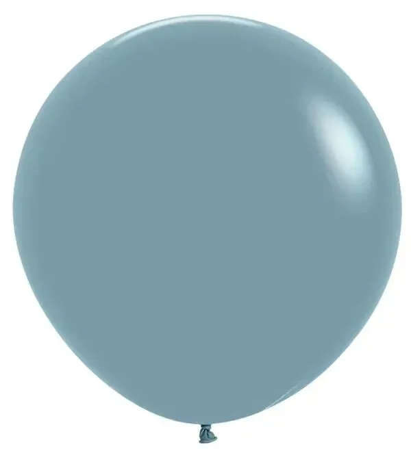 Betallatex Latex Balloons Pastel Dusk Blue 24in - 10 pieces