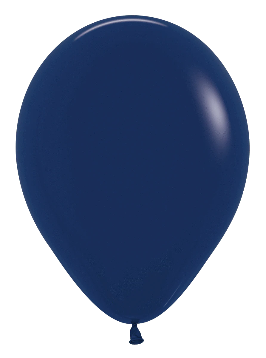 Betallatex Latex Balloons Standard Fashion Navy 5in - 100 pieces