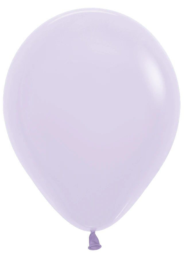 Betallatex Latex Balloons Pastel Matte Lilac 11in - 100 pieces