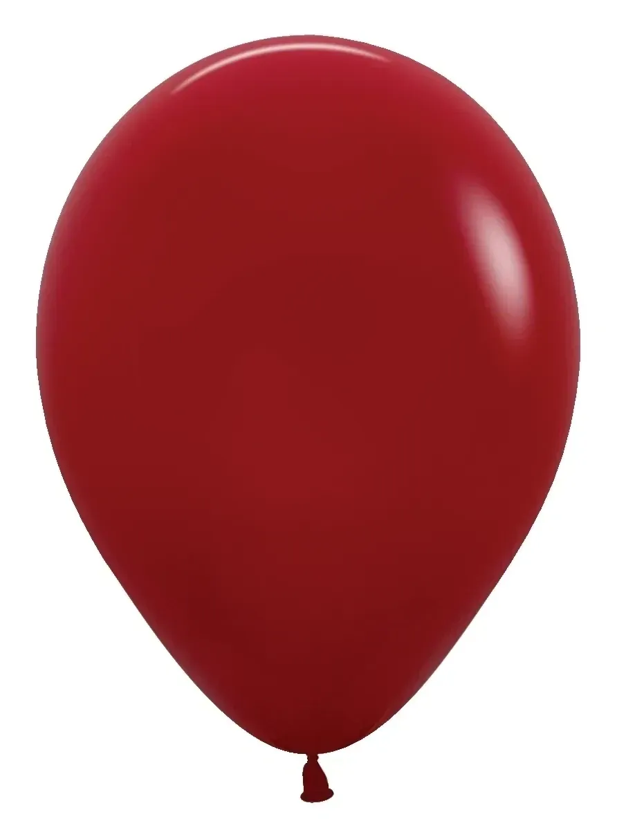 Betallatex Latex Balloons Deluxe Deluxe Imperial Red 5in - 100 pieces