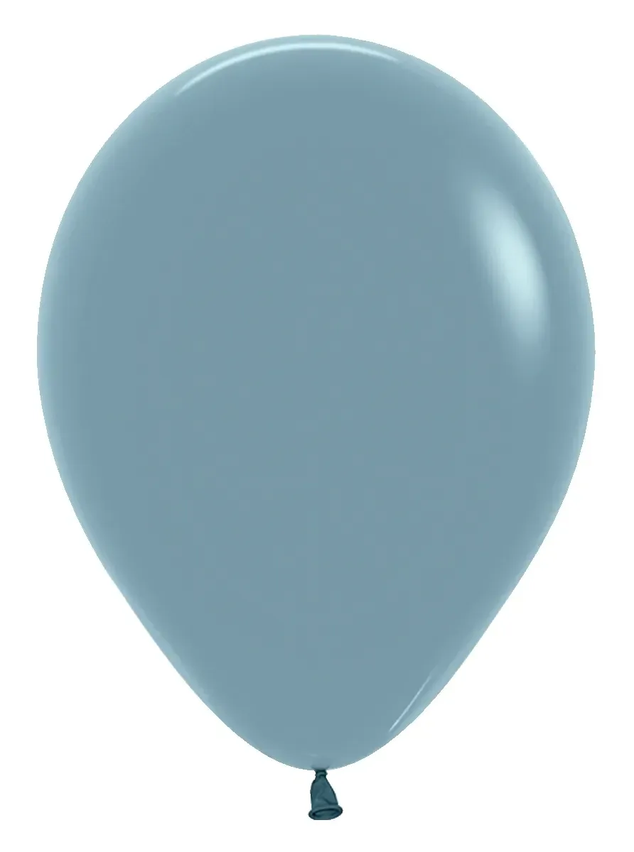 Betallatex Latex Balloons Pastel Dusk Blue 5in - 100 pieces