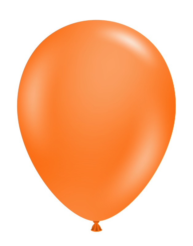 Tuftex Latex Balloon Orange 5in 50ct