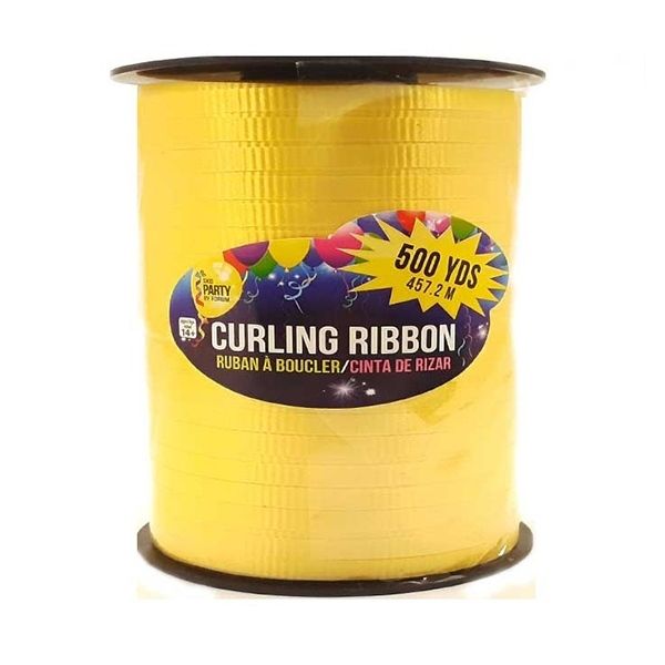 Yellow Curling Ribbon