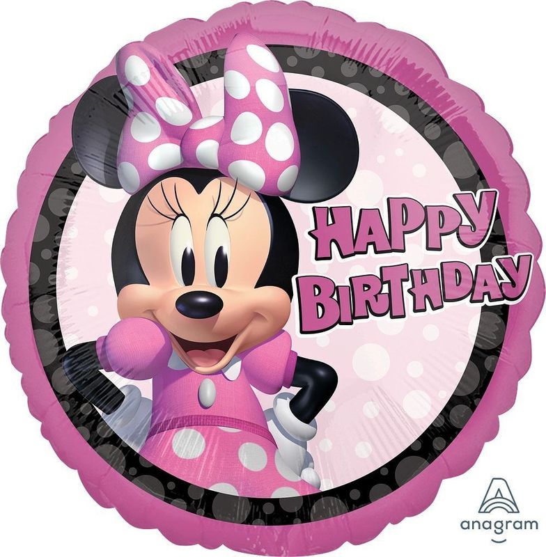 Foil Balloon Minnie Mouse Forever 18in