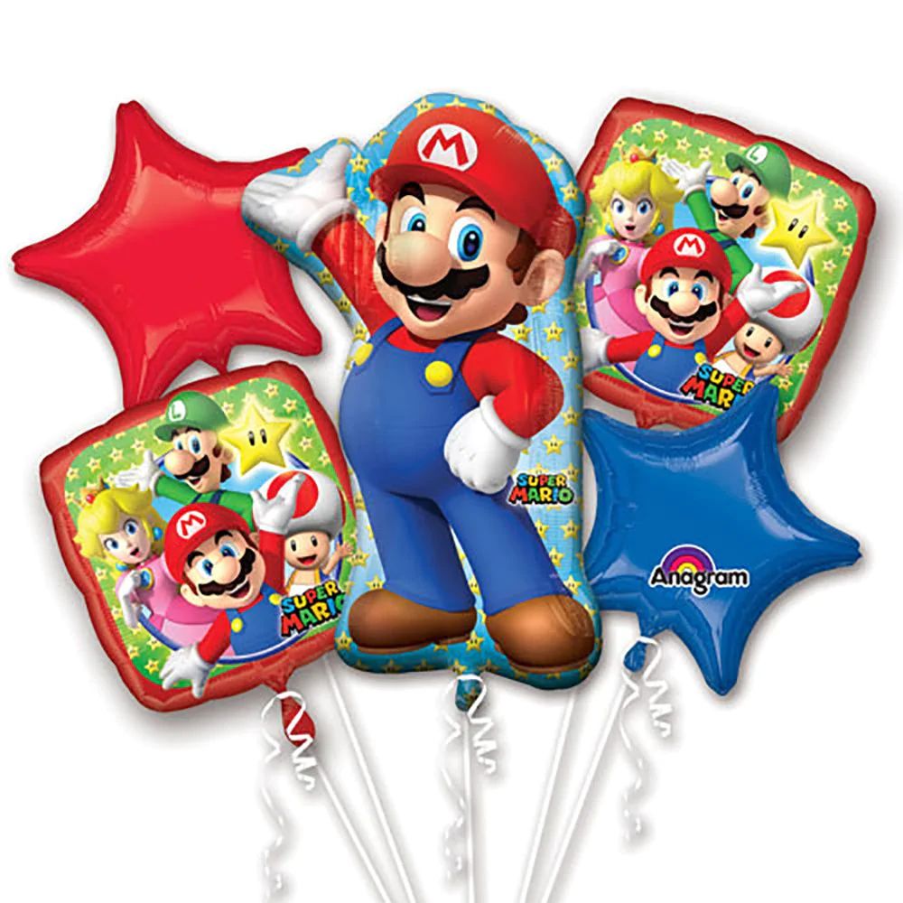 Mario Bros. Bouquret of Balloons