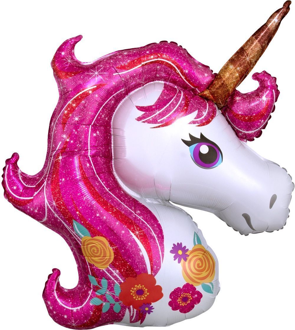 Foil Balloon Magical Unicorn 33in