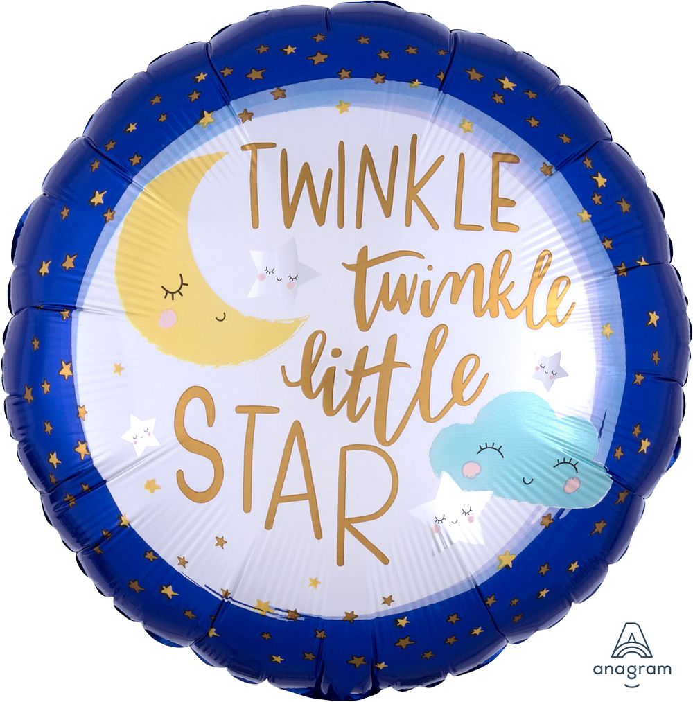 Foil balloon Twinkle Little Star 18in