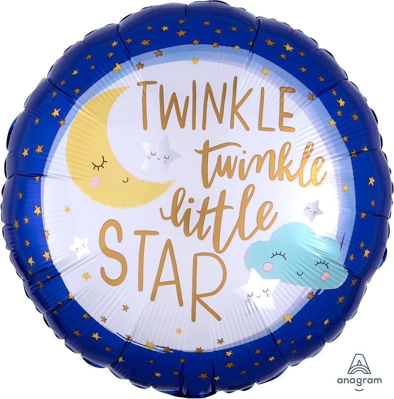 Foil balloon Twinkle Little Star 18in