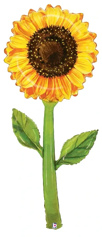5' FRESH PICKS WATERCOLOR SUNFLOWER SHAPE