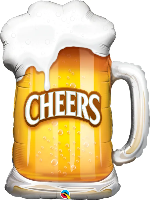 35" CHEERS BEER MUG HELIUM SHAPE