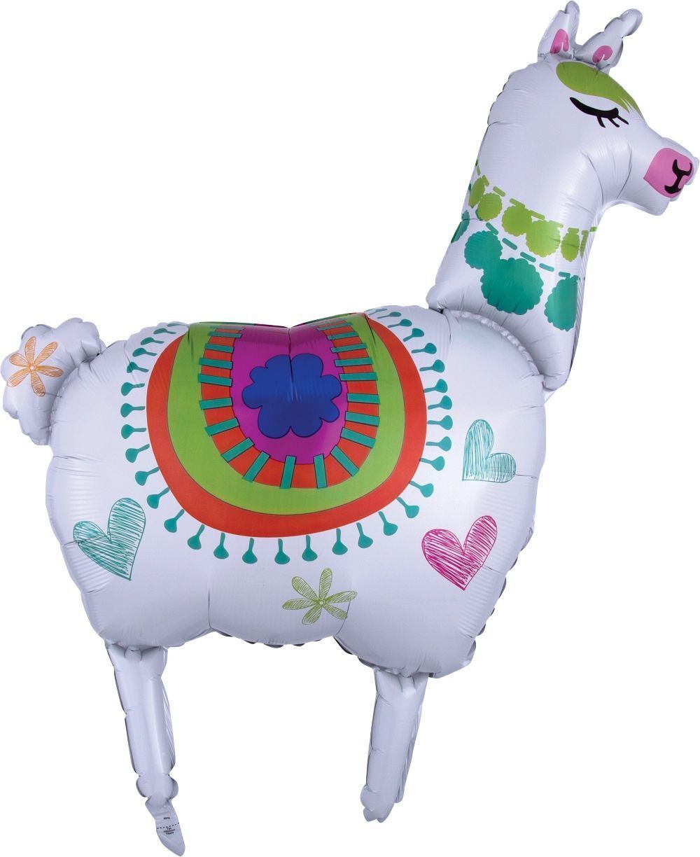Foil Balloon Llama 36in