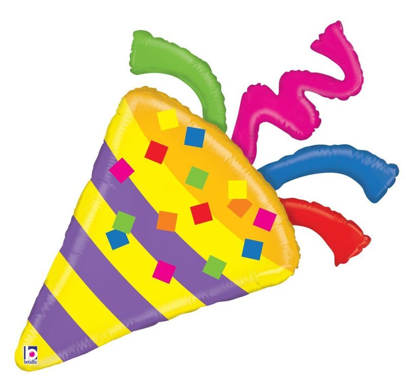 Foil Balloon Emoji Party Horn Shape 42in