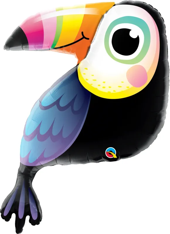41" COLORFUL TOUCAN HELIUM SHAPE