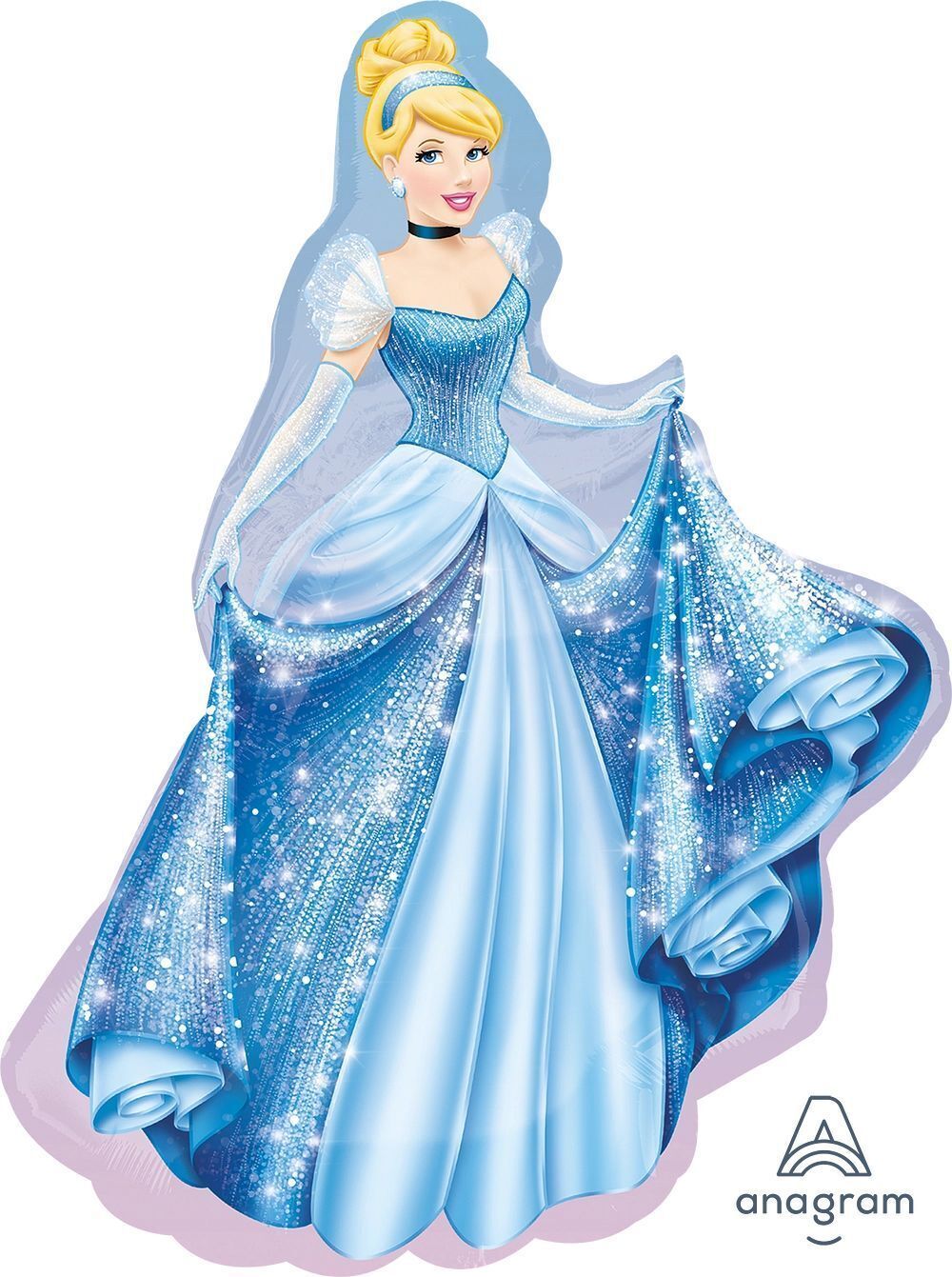 Foil balloon Princess Cinderella 33in