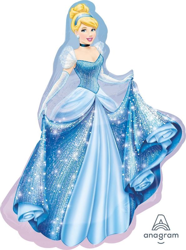 Foil balloon Princess Cinderella 33in