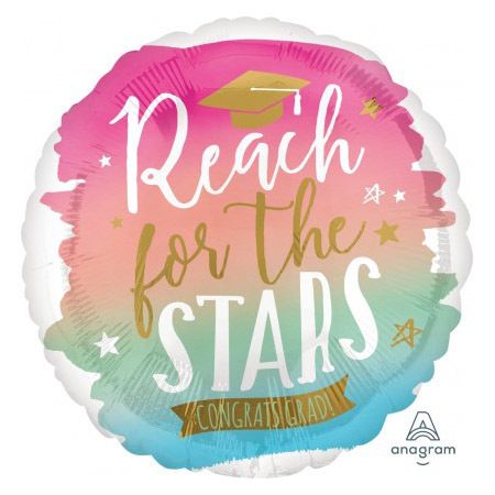 Foil Balloon Lovely Grad 18in