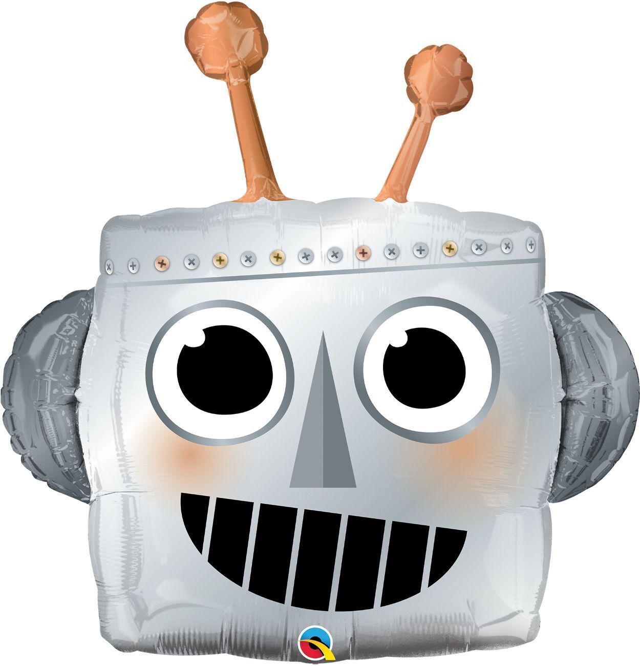 Foil Balloon Robot Head Shape 35in