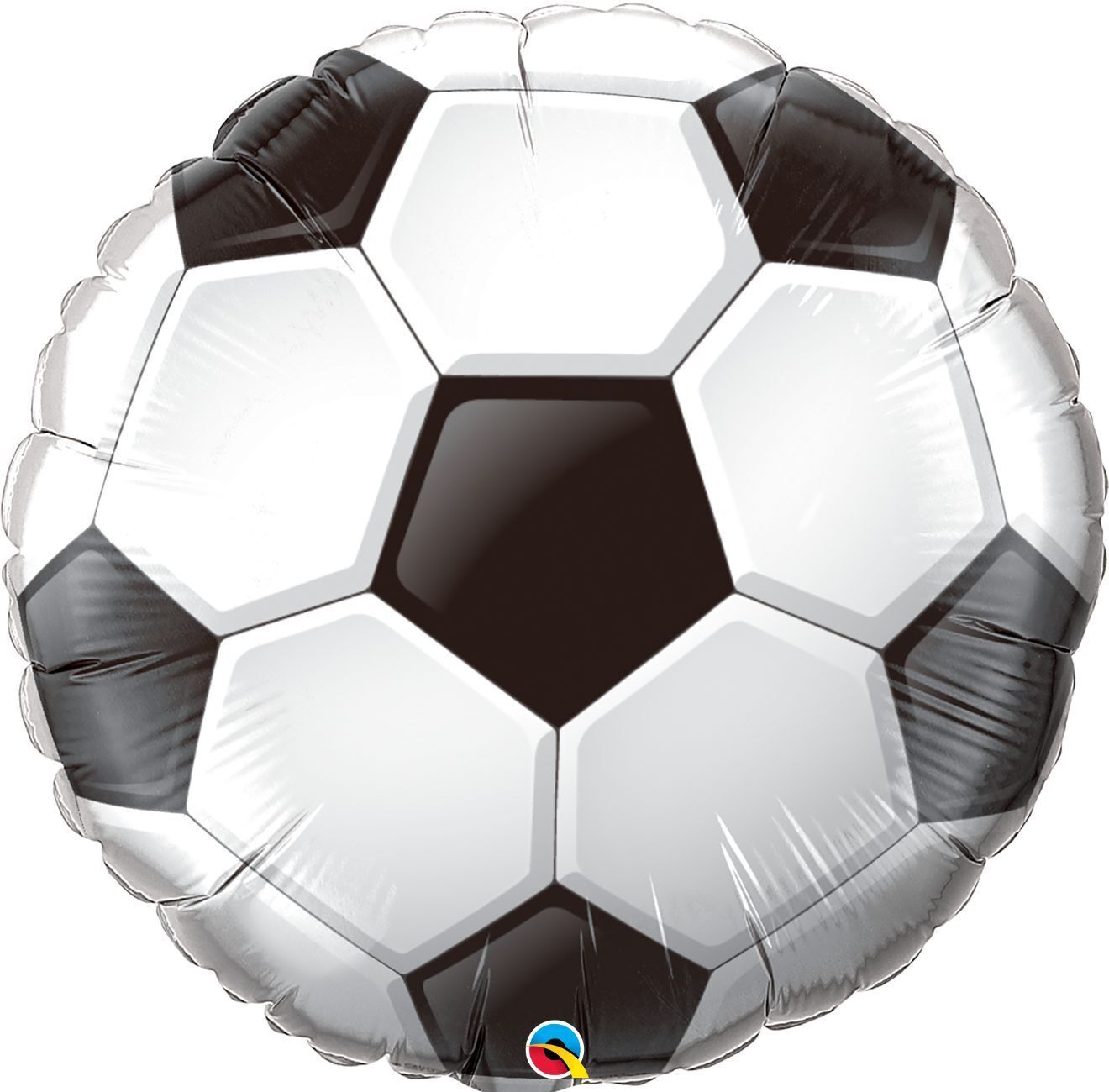 Foil Balloon Round Soccer Ball 36in