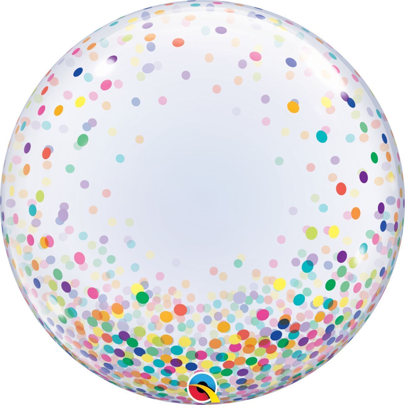 Bubble Balloon Colorful Confetti Dots Deco 24in