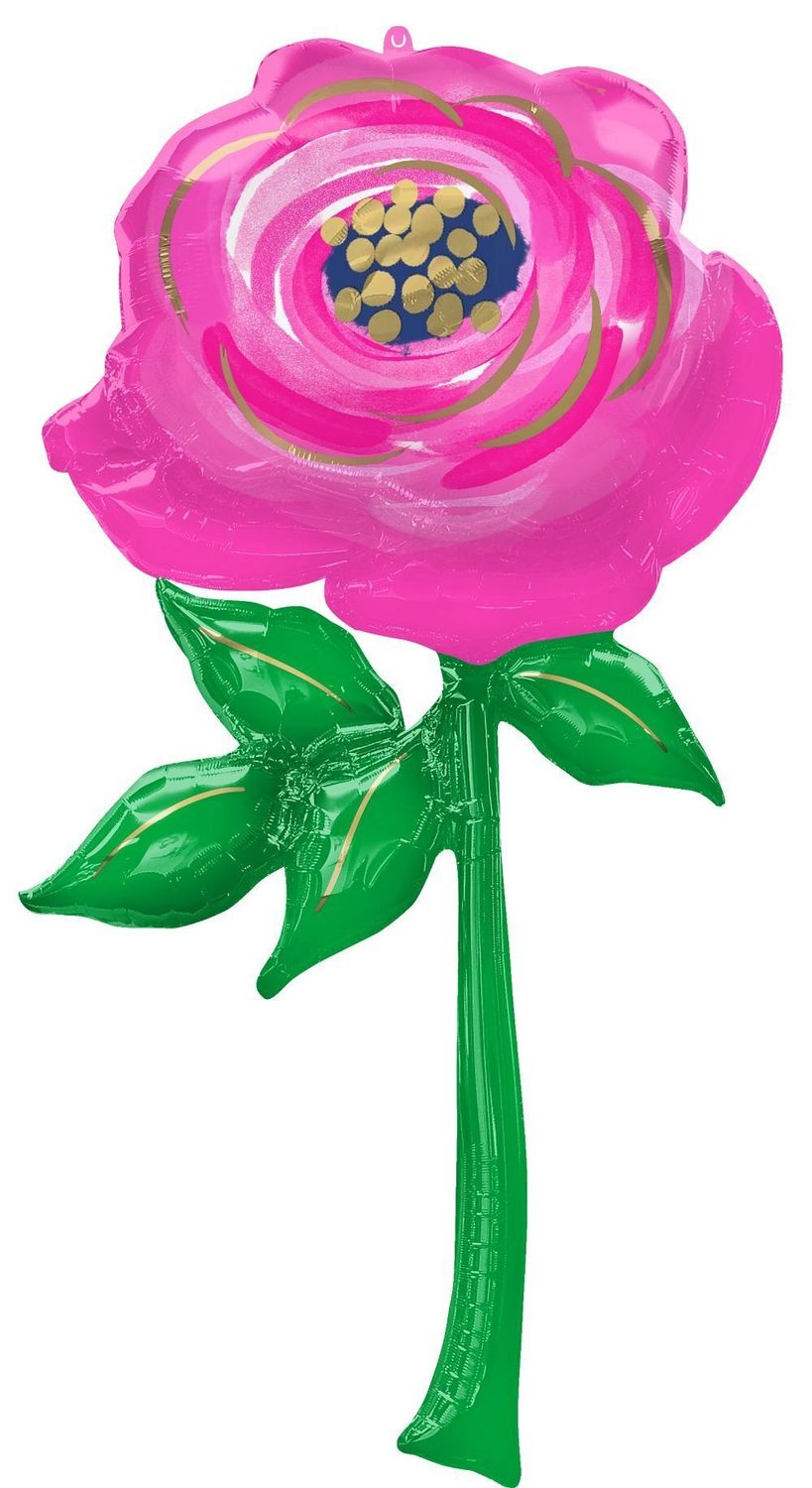 Foil Balloon Pink Flower Giant 30in