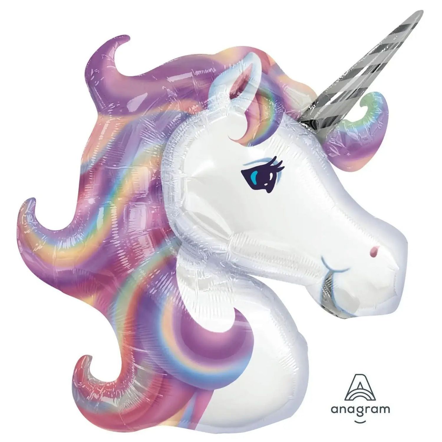 Foil balloon Pastel Unicorn 33in