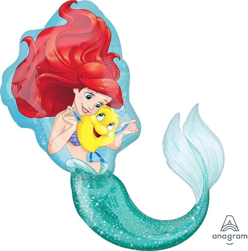 Foil Balloon Little Mermaid 34in