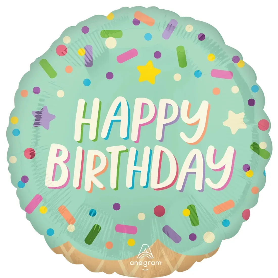 Foil Balloon Ice Cream Party Birthday 18in