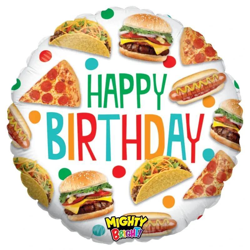 21" MIGHTY FOOD BIRTHDAY